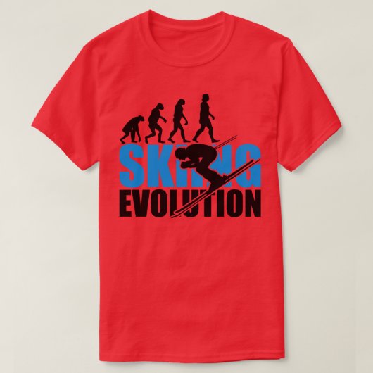 Skilanglauf Evolution T-Shirt (Design vorne)