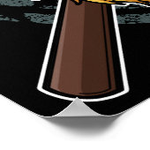 Skilanglauf Wintersportgeschenke Skiwandern Ullr Poster (Ecke)