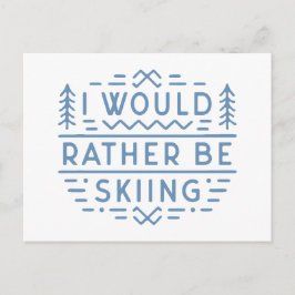 Skilangläufer begeistern durch Ästhetik Postkarte