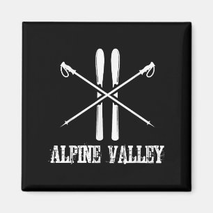 Skilanglaufloipen im Alpental Skilauf Pisten Slalo Magnet