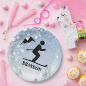 Skilanglaufpapierplatte Pappteller (Party)