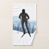 Skilanglaufplanung Badhandtuch Set (Handtuch)