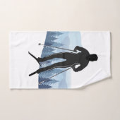 Skilanglaufplanung Badhandtuch Set (Handtuch)