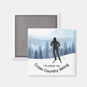 Skilanglaufplanung Magnet (Vorderseite/Rückseite)