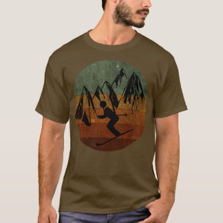 Skilauf Vintage T-Shirt