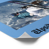 Skilaufen Poster (Ecke)