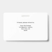 Skilehrer Ausweis (Rückseite)