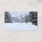Skilehrer für Langlaufen Visitenkarte (Rückseite)