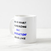 Skilehrer, phantastisch kaffeetasse (Vorderseite Links)