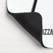 Skilehrer Pizza & Pommes frites Anleitung Mousepad (Ecke)