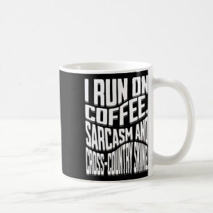 Skilehrer Skilangläufer Langlauf Kaffeetasse