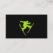 Skilehrer, Skiunterricht, Skiverleih Visitenkarte (Rückseite)