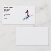 Skilehrer Visitenkarte (Vorne/Hinten)