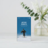 Skilehrer Visitenkarte (Stehend Vorderseite)