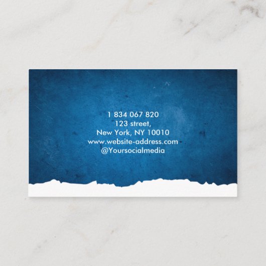 Skilehrer Visitenkarte (Rückseite)