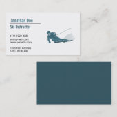 Skilehrer Visitenkarte (Vorne/Hinten)