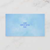 Skilehrer-Visitenkarte (Version 2) Visitenkarte (Rückseite)