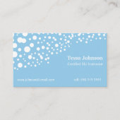 Skilehrerschnee- und -Fotogeschäftskarten Visitenkarte (Vorderseite)