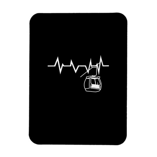 Skilift Heartbeat Magnet (Vertikal)