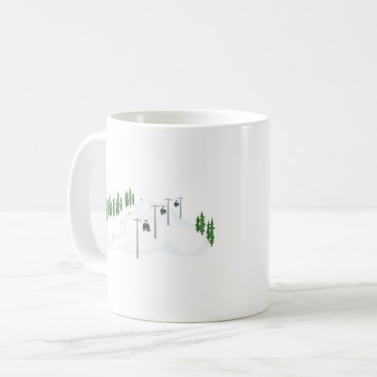 Skilift Kaffeetasse (Vorderseite Links)