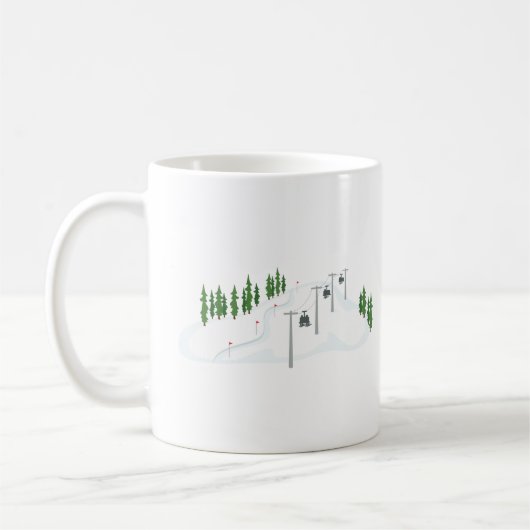 Skilift Kaffeetasse (Links)