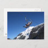 Skilift Postkarte (Vorne/Hinten)