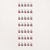 Skilift Retro-Illustration Yogamatte (Vorderseite)