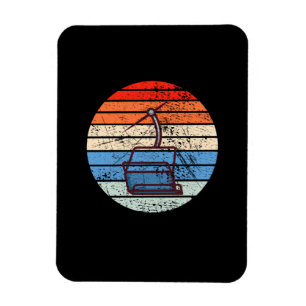 Skilift Retro Magnet