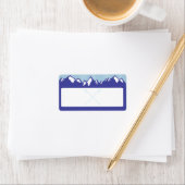 SKILIFT TICKET Matching Rücksendeadressen-Aufklebe Adressaufkleber (Insitu)