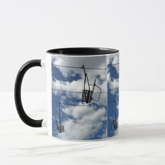 Skilift und Himmel Tasse (Links)