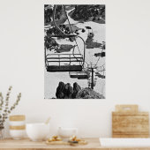 Skilifte in Mammoth Poster (Küche)