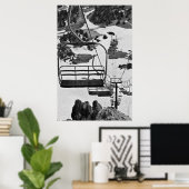 Skilifte in Mammoth Poster (Heimbüro)