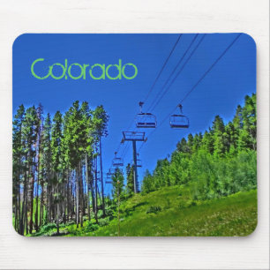 Skiliftmousepete Colorado Mousepad