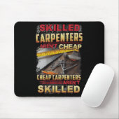 Skilled Carpenters Aren't I Can't Fix Stud On Back Mousepad (Mit Mouse)