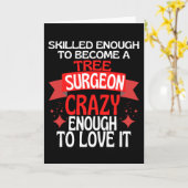 Skilled Enough To Become A Tree Surgeon Karte (Gelbe Blume)