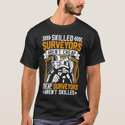 Skilled Surveyors Aren't Cheap Men T-Shirt (Vorderseite)