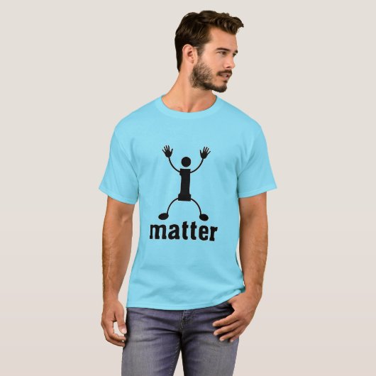 SKILLHAUSE - i matter - SCHWARZ T-Shirt (Vorne ganz)