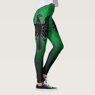 SKILLHAUSE - SCHWARZE EDELFALLE LEGGINGS