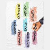 SKILLS FLEECEDECKE (Vorderseite)