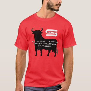 Skilt Spanisch Cojones T-Shirt