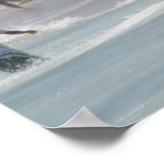 Skim Boarding Poster (Ecke)