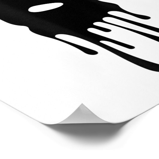 Skimaske Balaclava Bandit Maske Robber Maske Hip H Poster (Ecke)