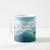 Skimboard Surfer Kaffeetasse (Vorderseite Links)