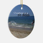Skimboarders in der Brandung; Kundengerecht Keramik Ornament (Rechts)