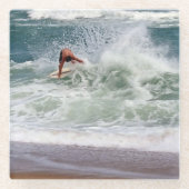 Skimboarding von Shirley Taylor Glasuntersetzer (Vorderseite)