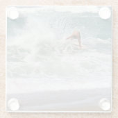 Skimboarding von Shirley Taylor Glasuntersetzer (Rückseite)