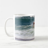 Skimboarding von Shirley Taylor Kaffeetasse (Links)