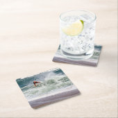 Skimboarding von Shirley Taylor Rechteckiger Pappuntersetzer (Vor Ort)