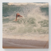 Skimboarding von Shirley Taylor Steinuntersetzer (Vorderseite)