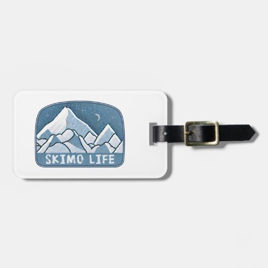 Skimo Life Gepäckanhänger (Vorderseite horizontal)